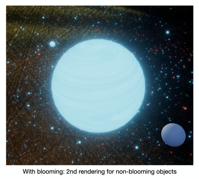 Selective bloom - 2nd rendering